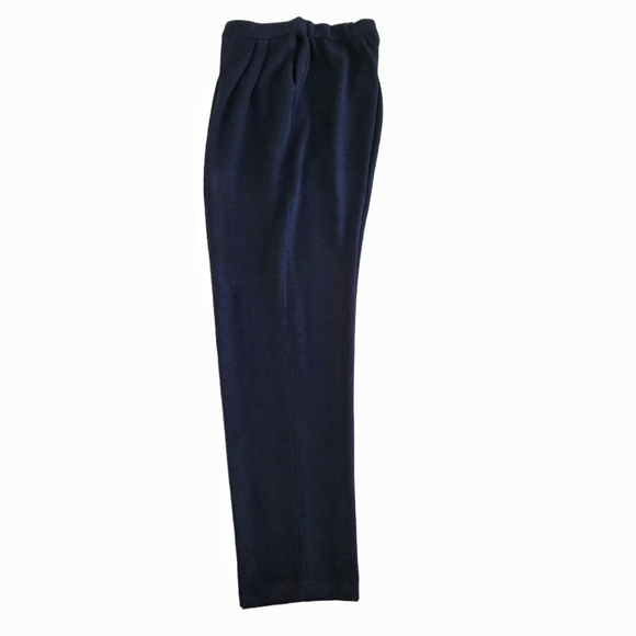 ST. JOHN Santana Knit Pants Slacks Black - Picture 6 of 10